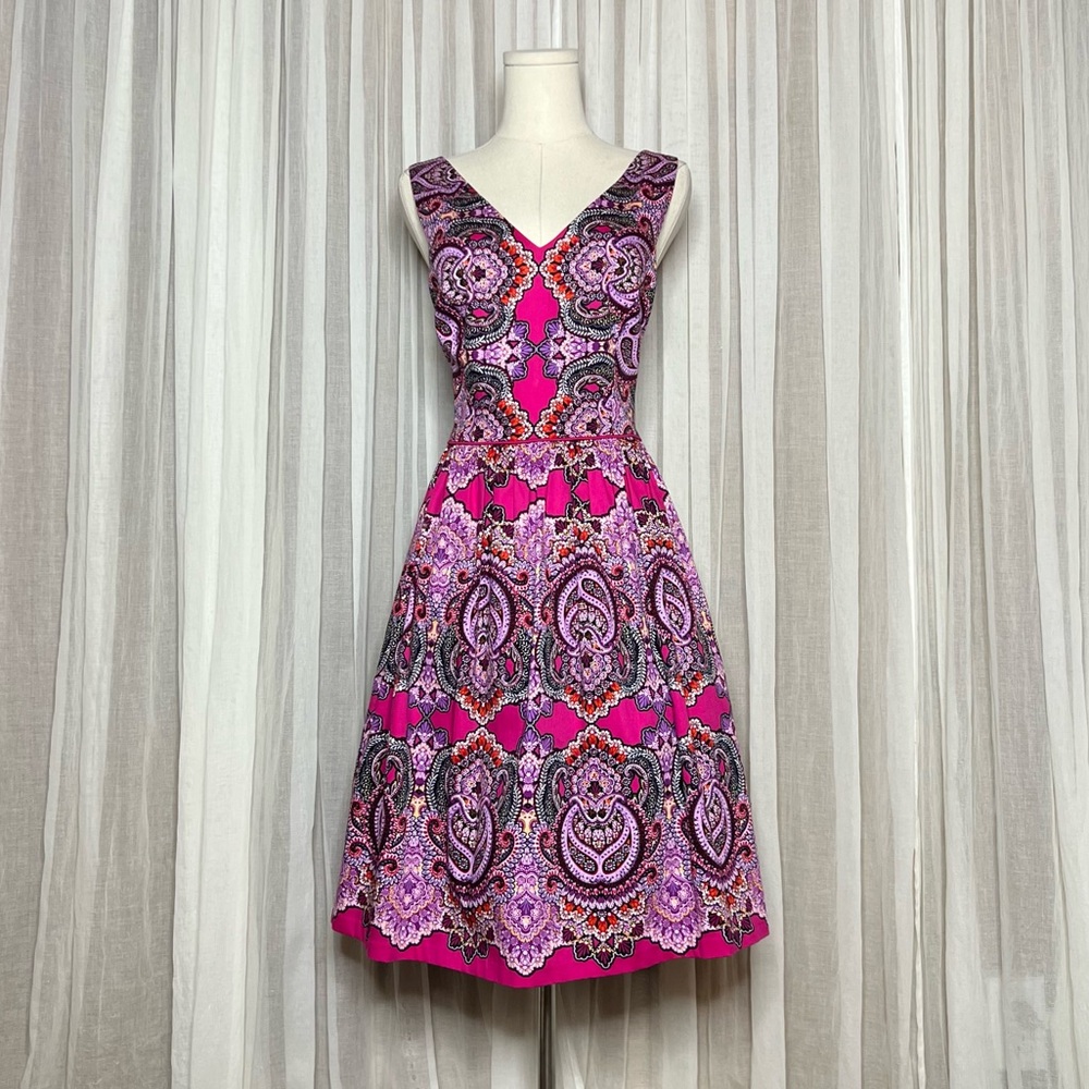Maggy London Pink Fit & Flare Dress
